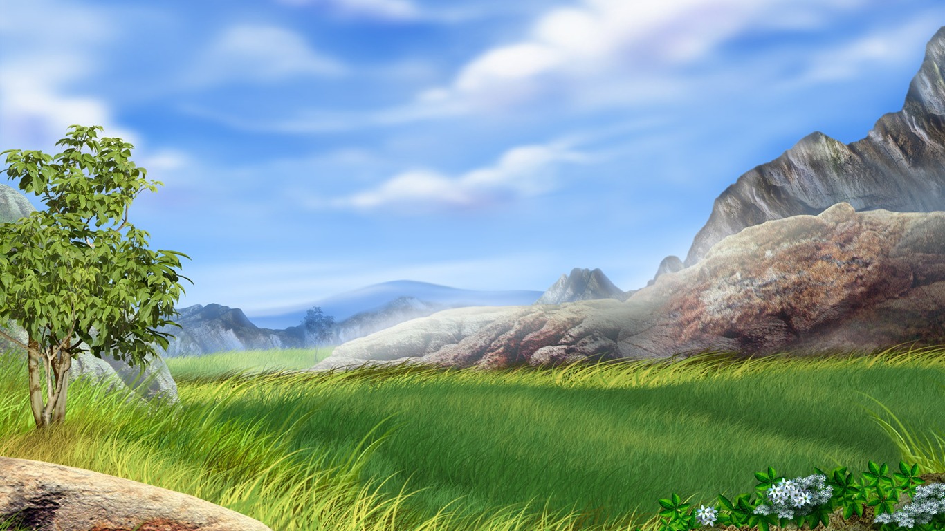 高清寬屏風景壁紙 #29 - 1366x768
