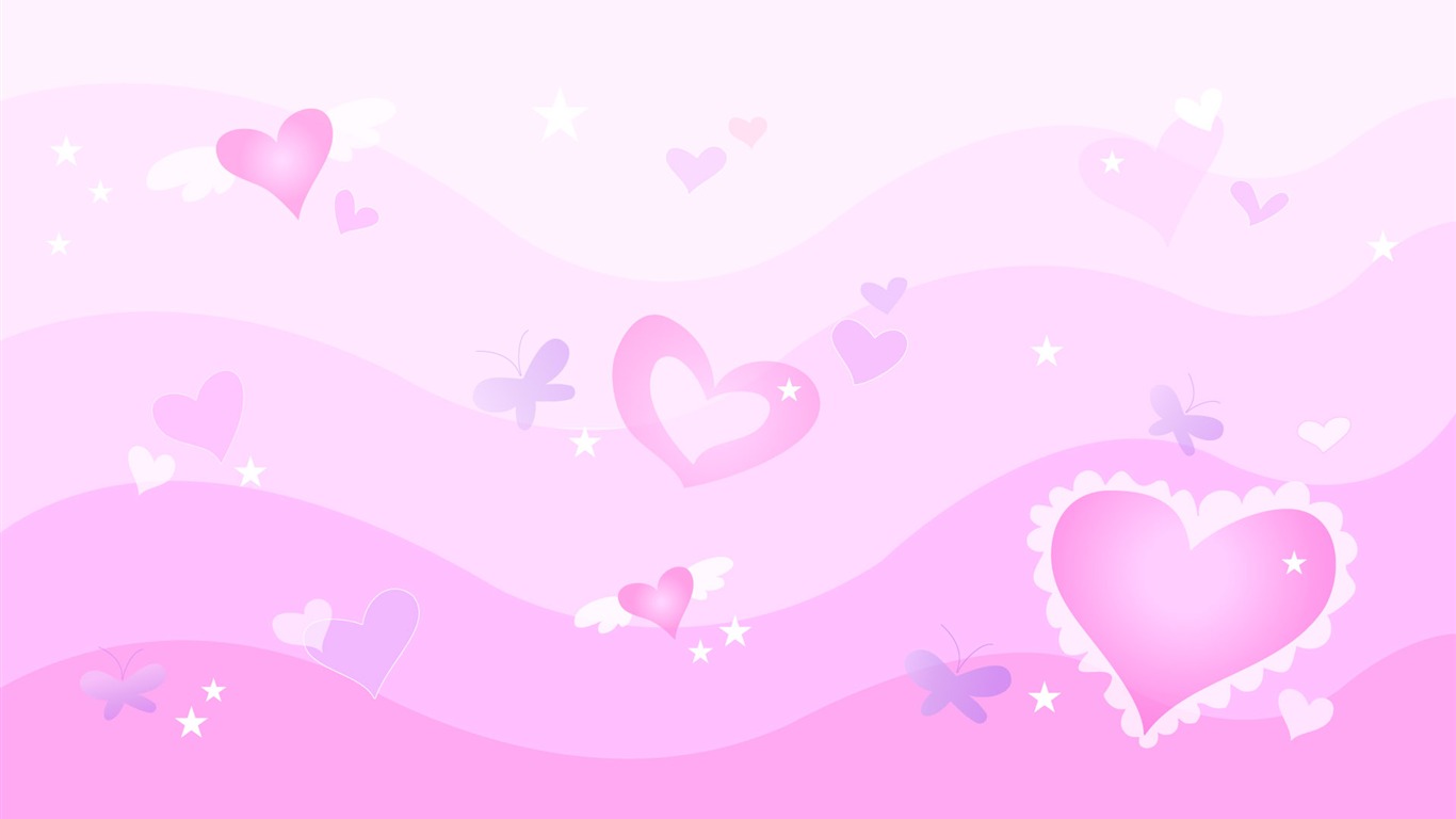 Saint Valentin d'écran Love Theme (2) #4 - 1366x768