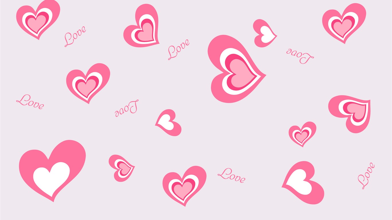 Valentýna Tapety na plochu láska Téma (2) #5 - 1366x768