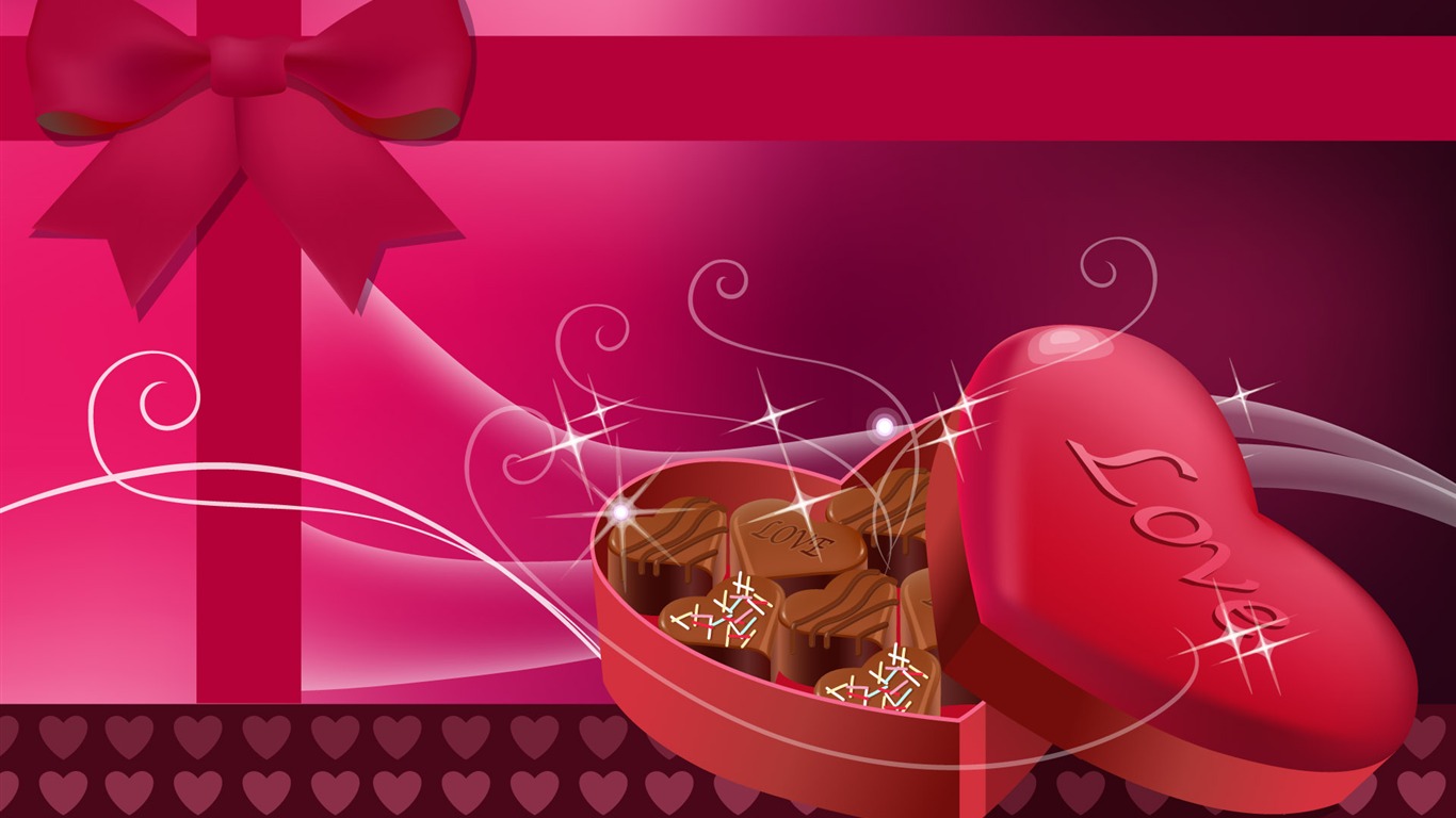 Día de San Valentín Fondos Love Theme (2) #9 - 1366x768