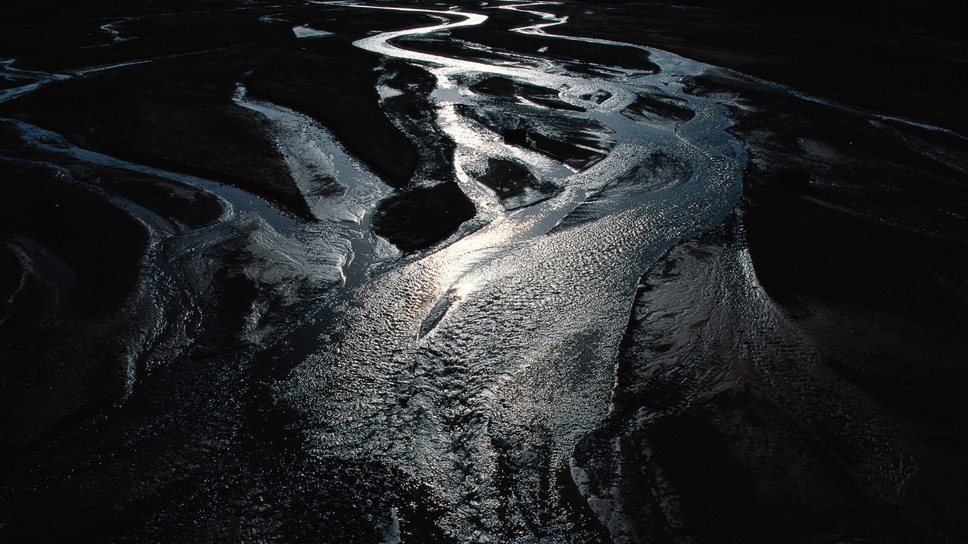 rivières majestueuses montagnes de la Chine et fonds d'écran #2 - 1366x768