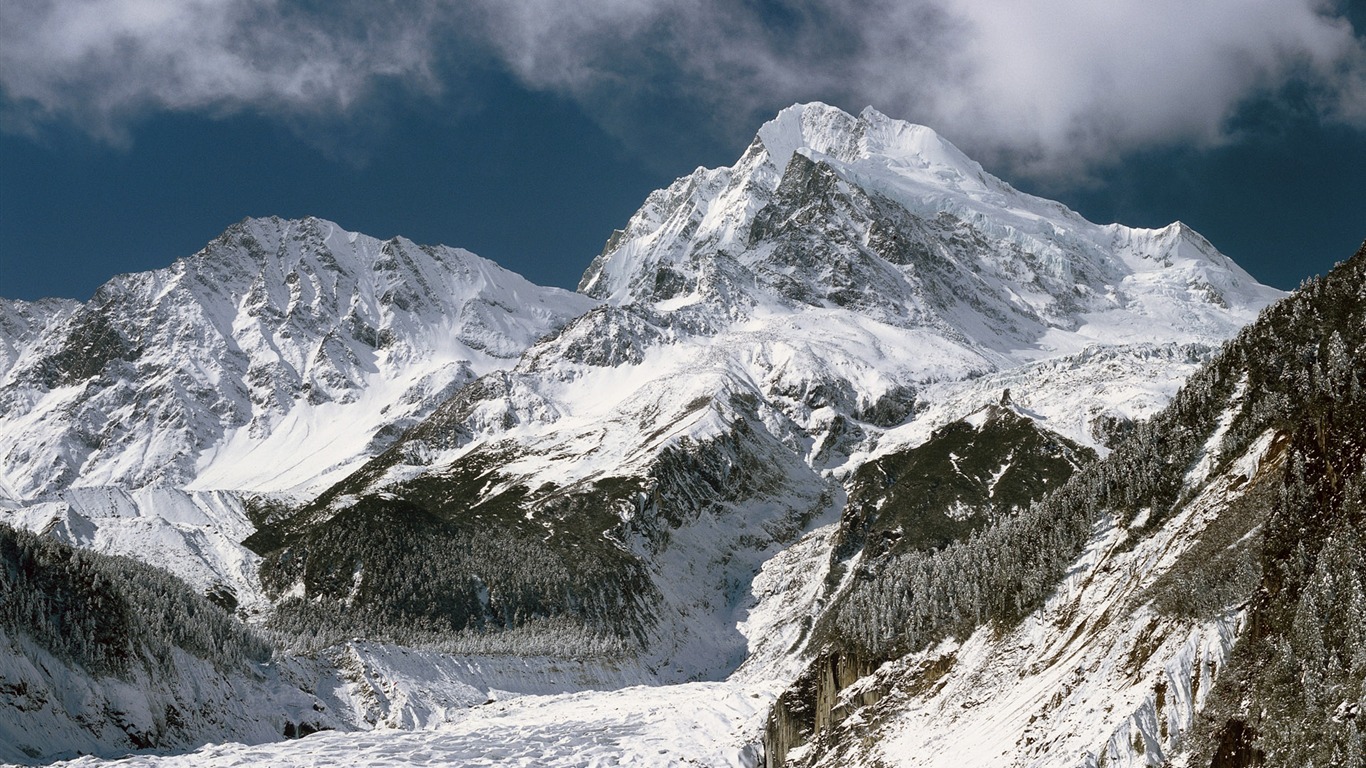 rivières majestueuses montagnes de la Chine et fonds d'écran #10 - 1366x768