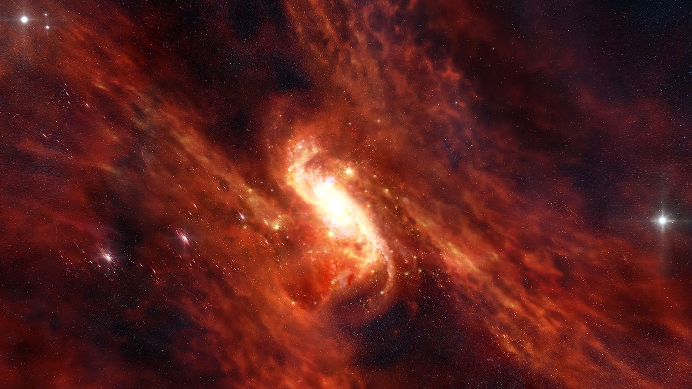 無限遐思 3D星空專輯壁紙 #4 - 1366x768
