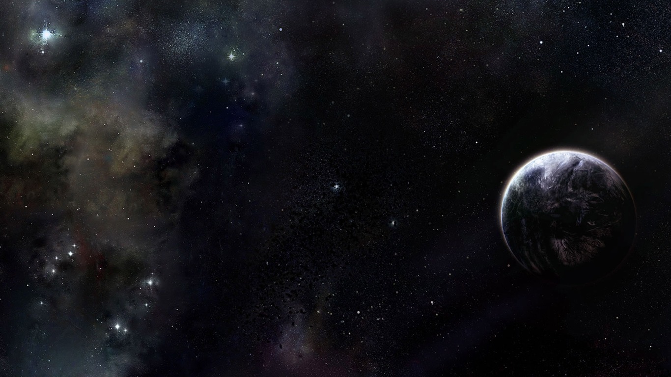 无限遐思 3D星空专辑壁纸16 - 1366x768