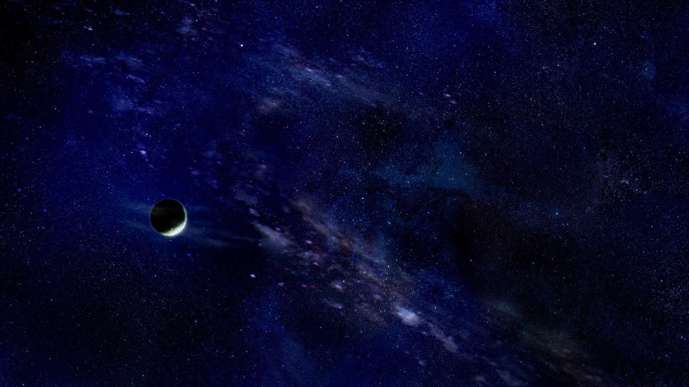 無限遐思 3D星空專輯壁紙 #28 - 1366x768