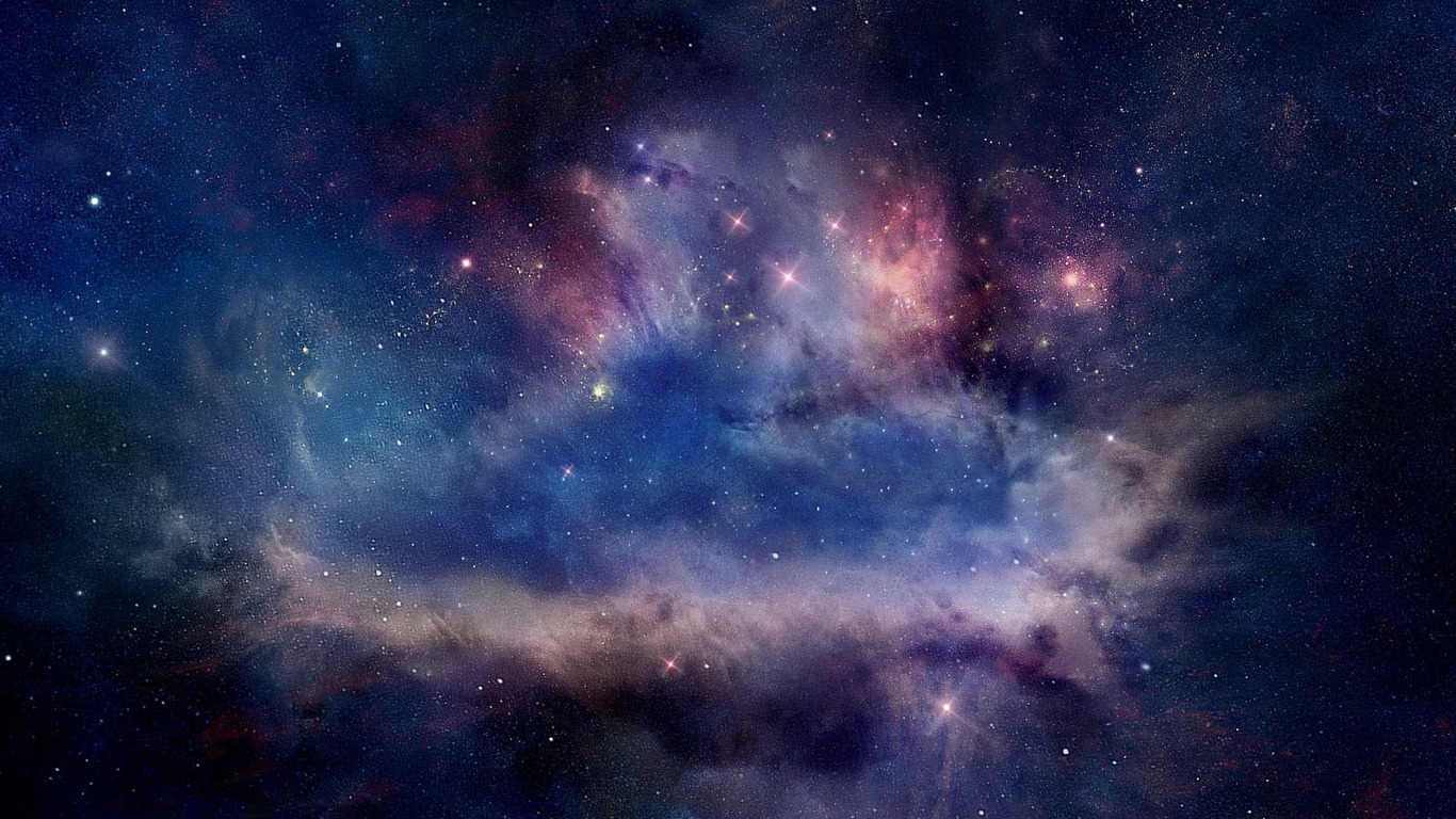 無限遐思 3D星空專輯壁紙 #29 - 1366x768