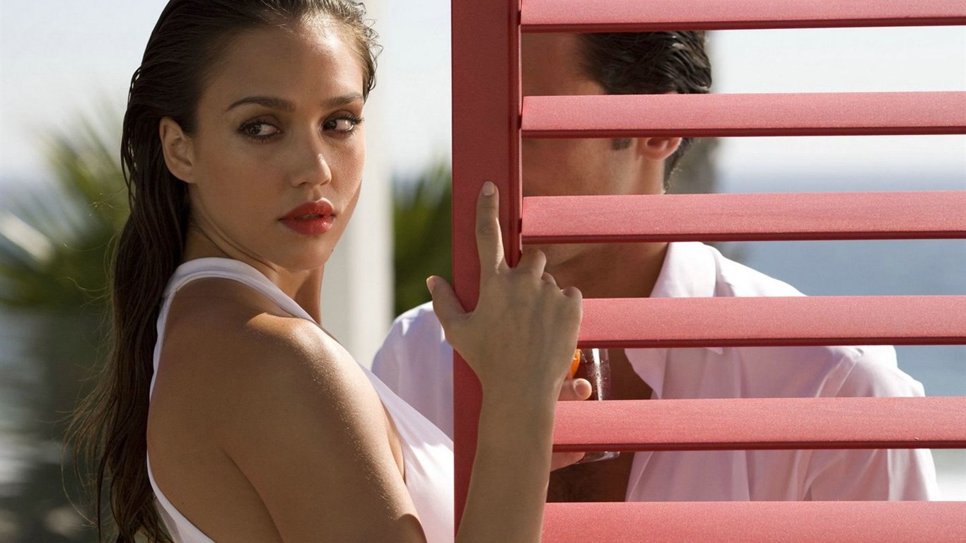 美女Jessica Alba 傑西卡·奧爾巴壁紙(五) #12 - 1366x768
