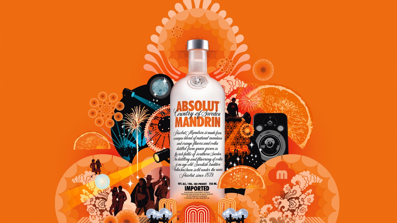 absolut 酒广告壁纸16 - 1366x768