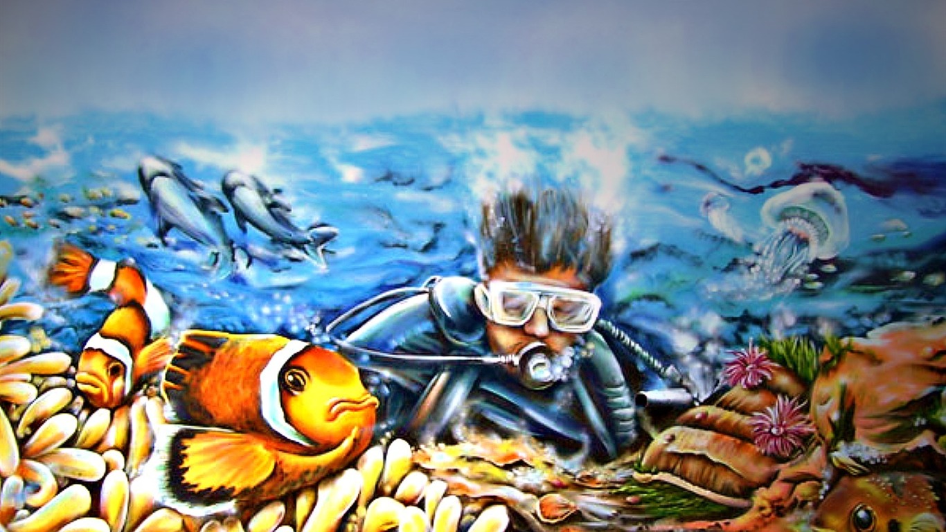 Alternative Cartoon Wallpapers #31 - 1366x768