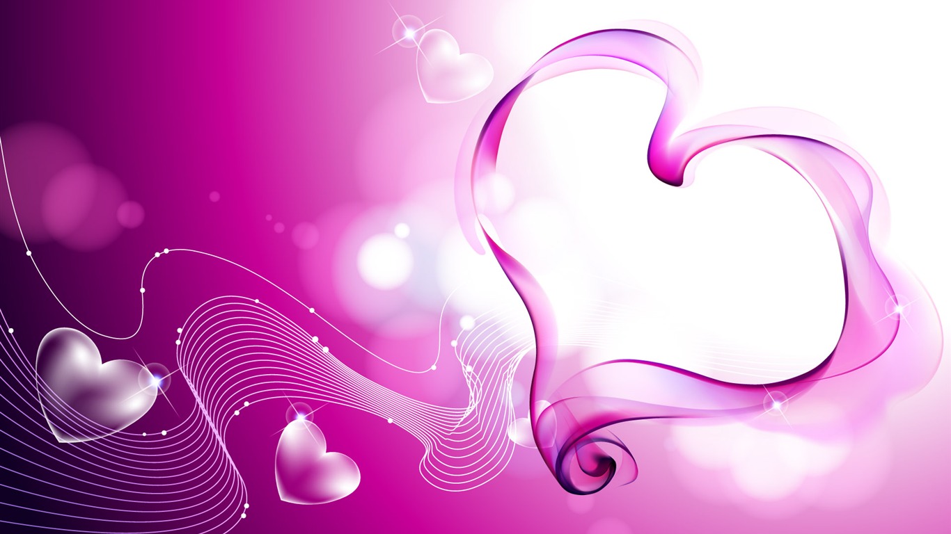 Día de San Valentín Fondos Love Theme (3) #6 - 1366x768