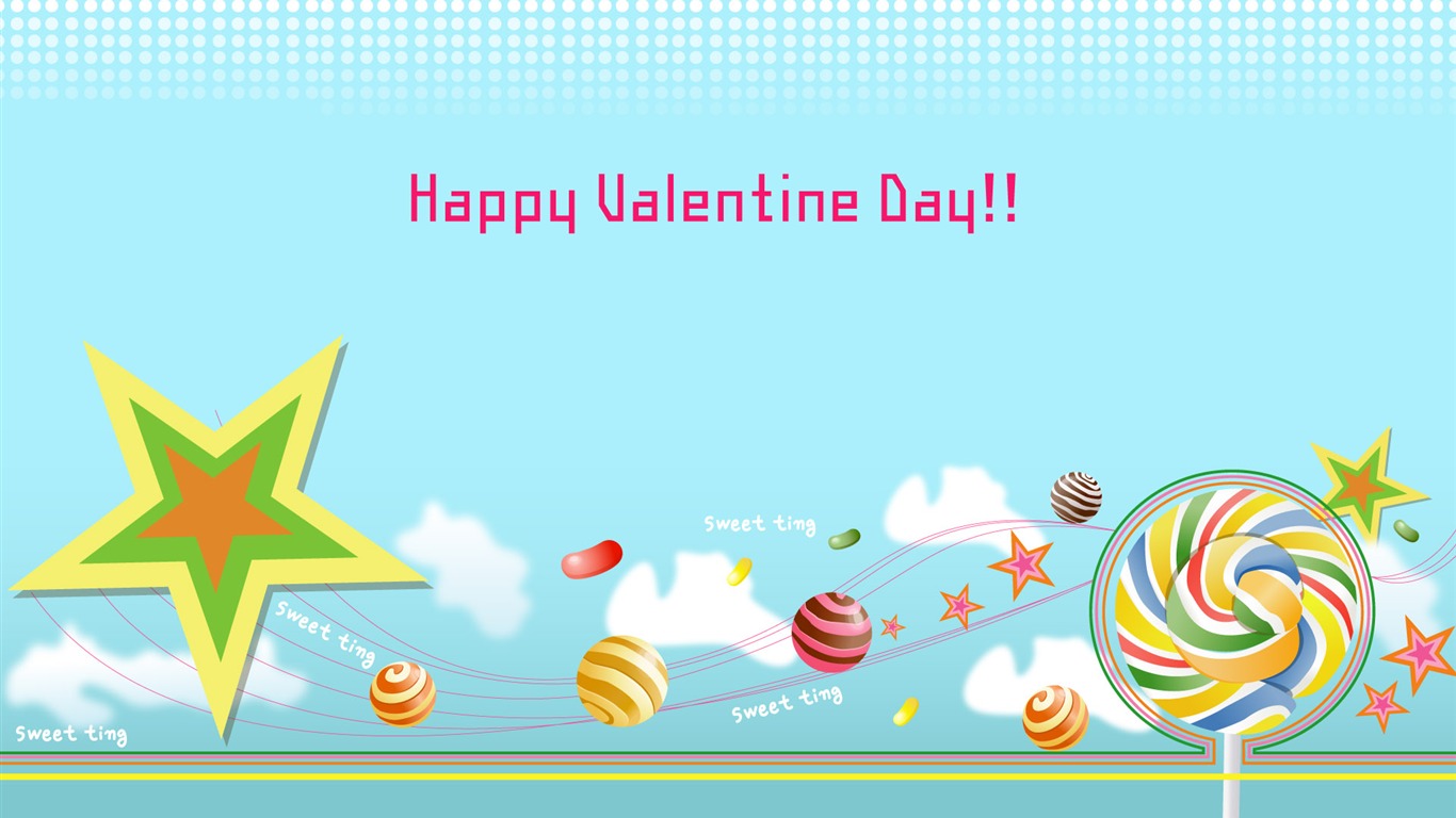 Día de San Valentín Fondos Love Theme (3) #8 - 1366x768