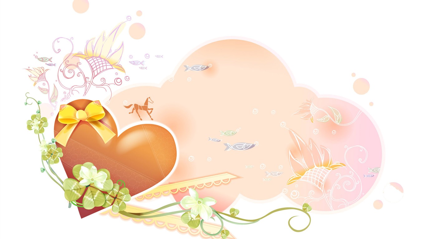 情人節愛之主題壁紙(三) #17 - 1366x768
