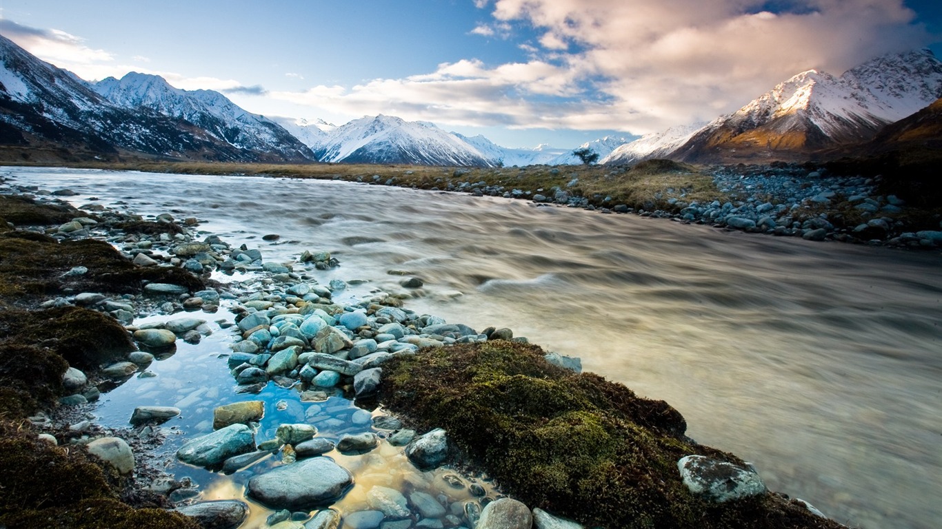 New Zealand's picturesque landscape wallpaper #26 - 1366x768