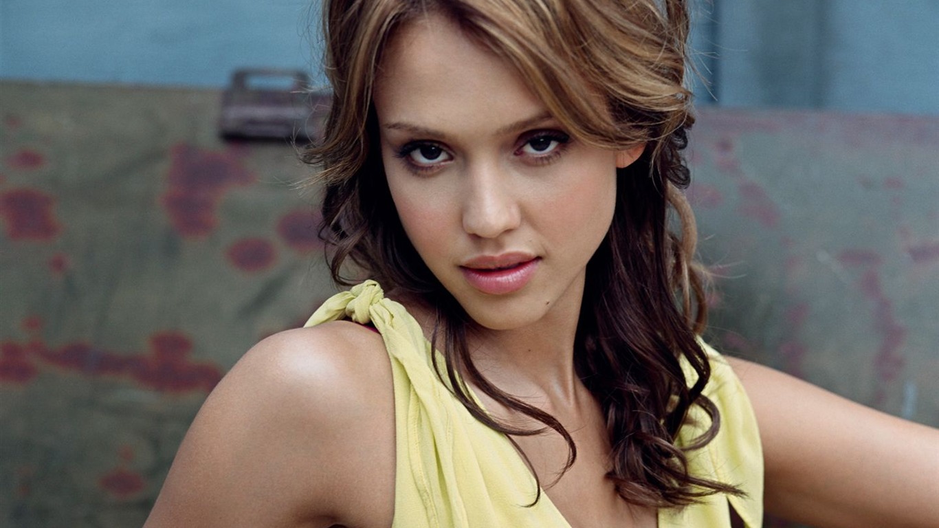 美女Jessica Alba 傑西卡·奧爾巴壁紙(六) #1 - 1366x768