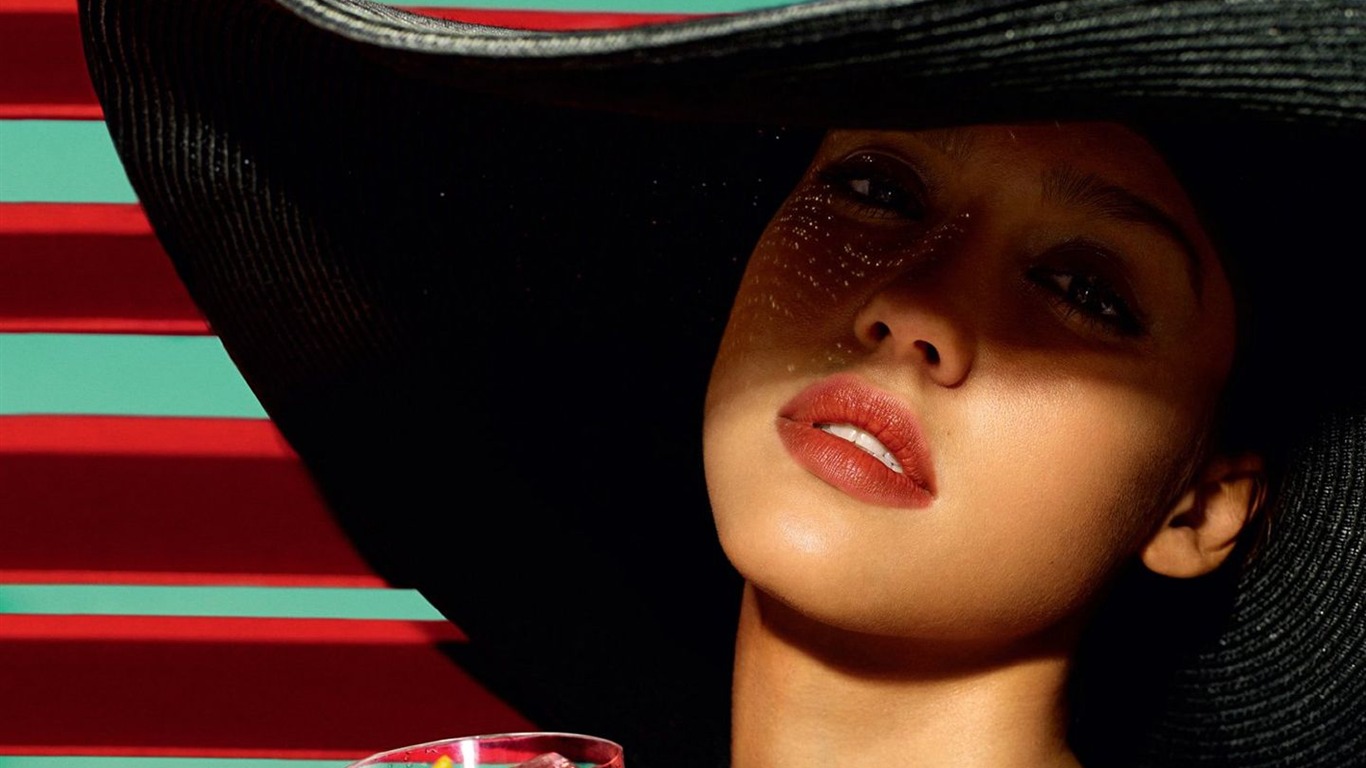 Jessica Alba beautiful wallpaper (6) #3 - 1366x768