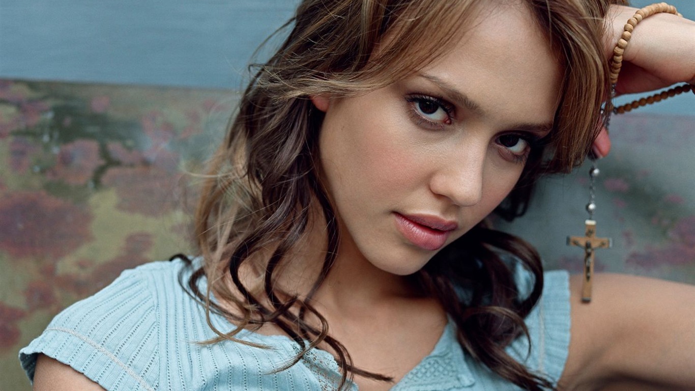 美女Jessica Alba 傑西卡·奧爾巴壁紙(六) #12 - 1366x768