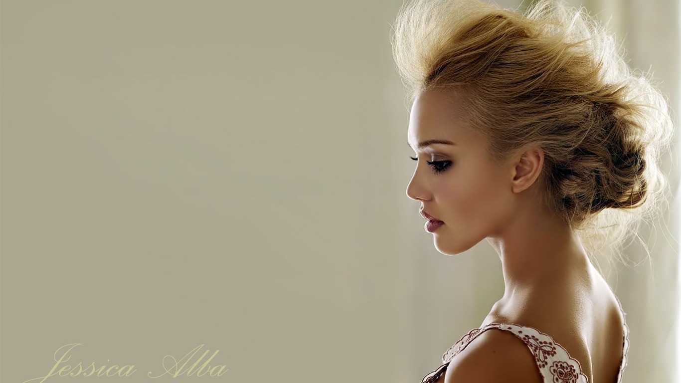 Jessica Alba krásnou tapetu (6) #18 - 1366x768