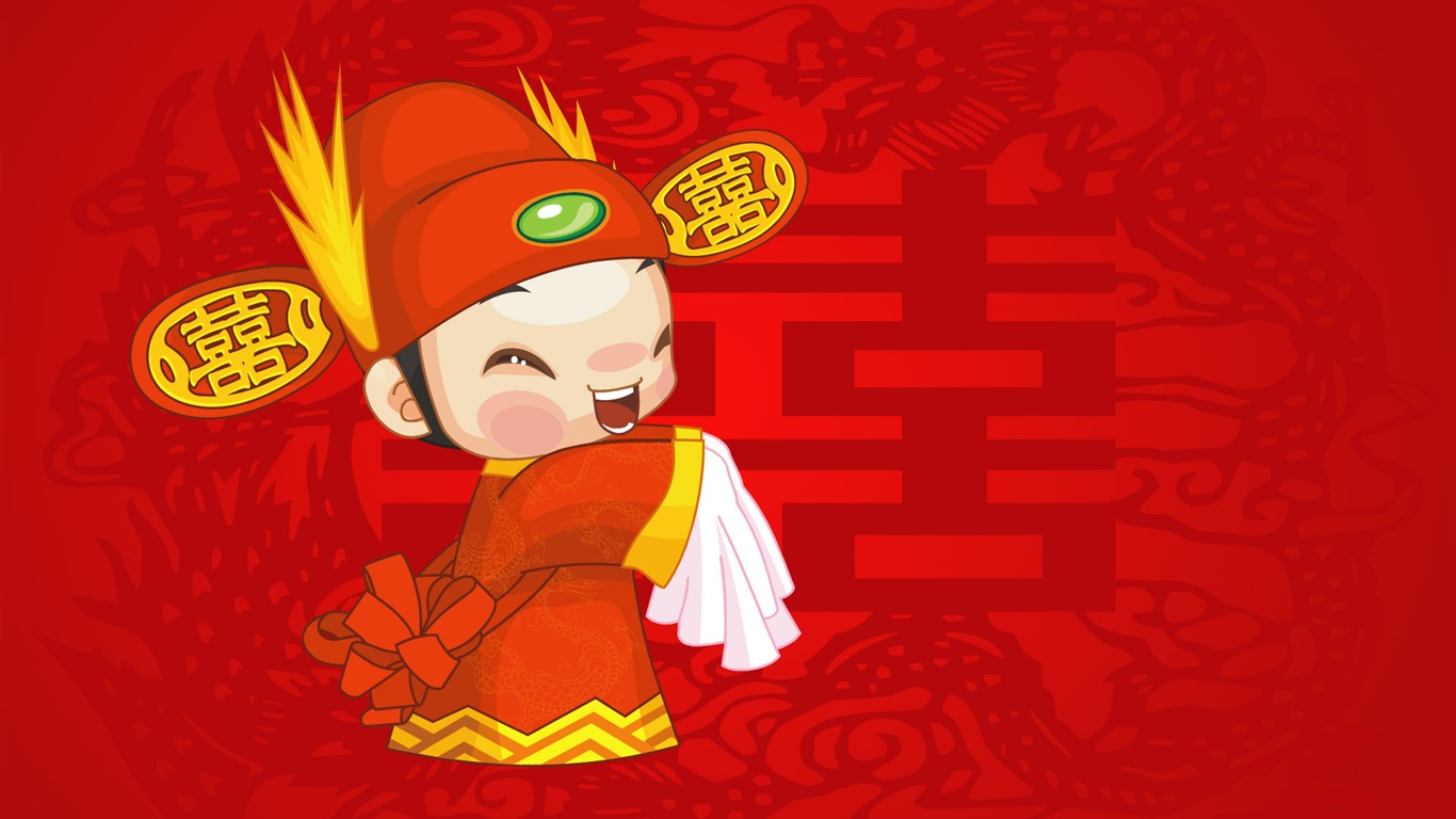 矢量卡通兒童壁紙(二) #4 - 1366x768