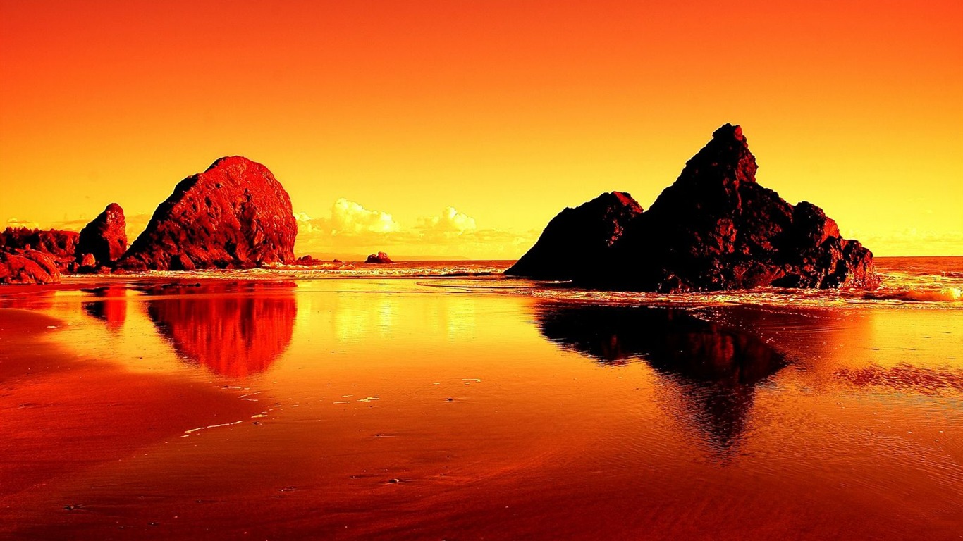 Featured scenery wallpaper asphyxiation beauty #11 - 1366x768