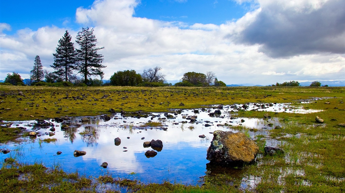 Spécial beauté asphyxie paysages fond d'écran #21 - 1366x768