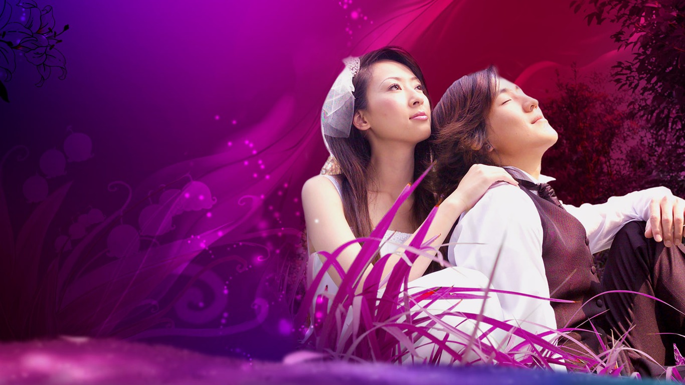 婚紗攝影壁紙專輯(四) #1 - 1366x768
