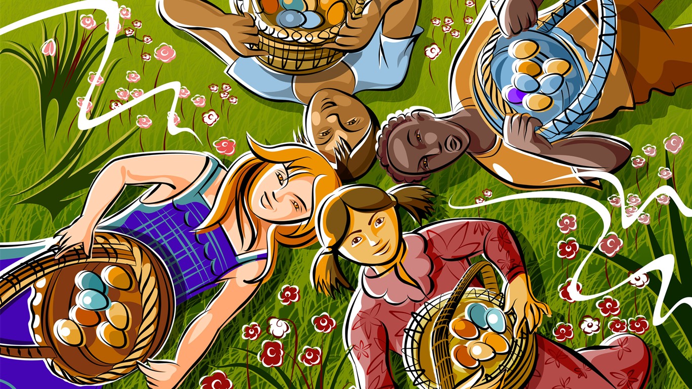 Easter wallpaper album (10) #13 - 1366x768