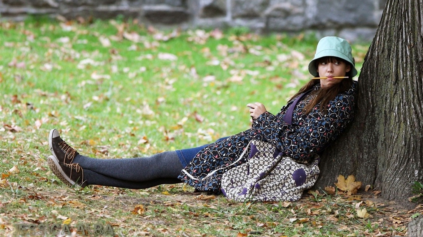 美女Jessica Alba 傑西卡·奧爾巴壁紙(七) #6 - 1366x768