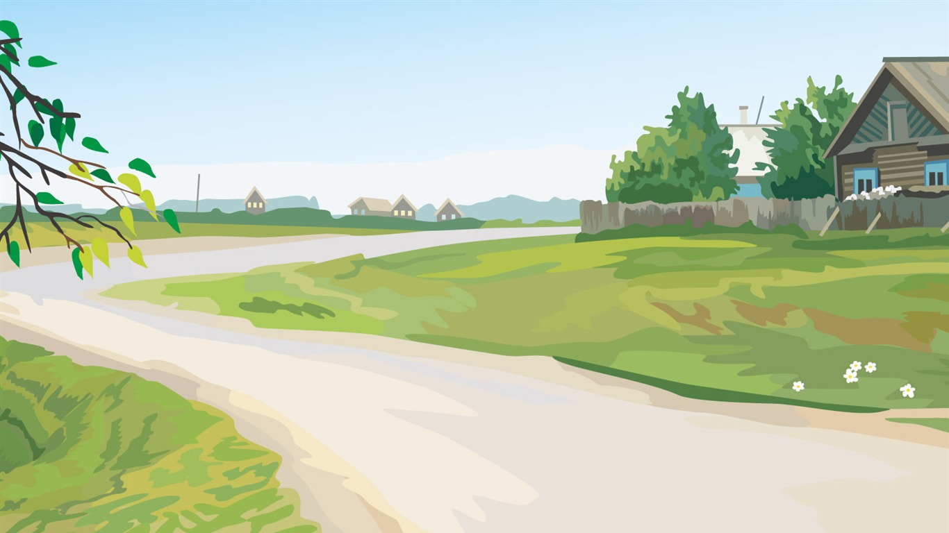 矢量風光壁紙(三) #3 - 1366x768