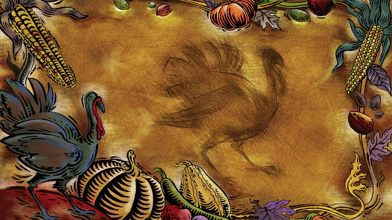 Thanksgiving Thema Tapete (3) #20 - 1366x768