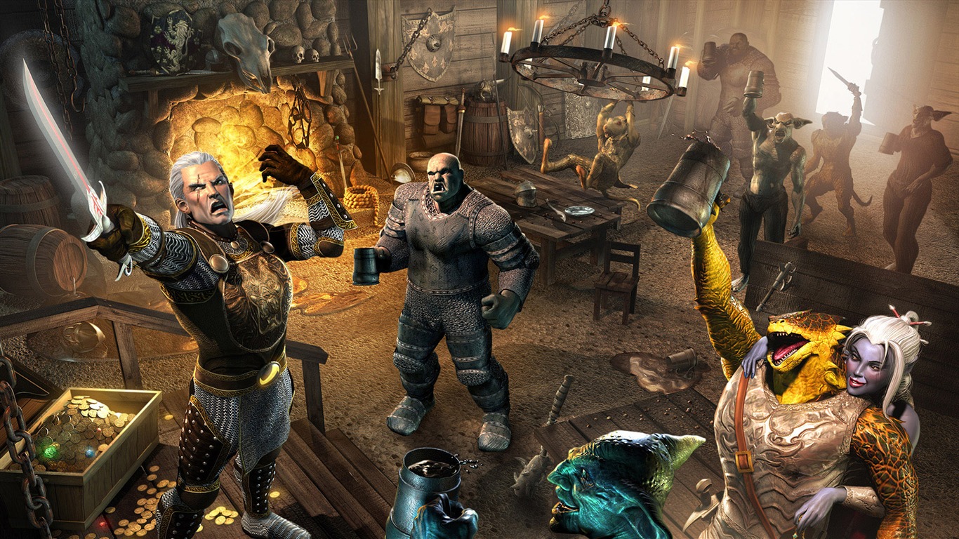 1080 Games People Tapety na plochu (1) #5 - 1366x768