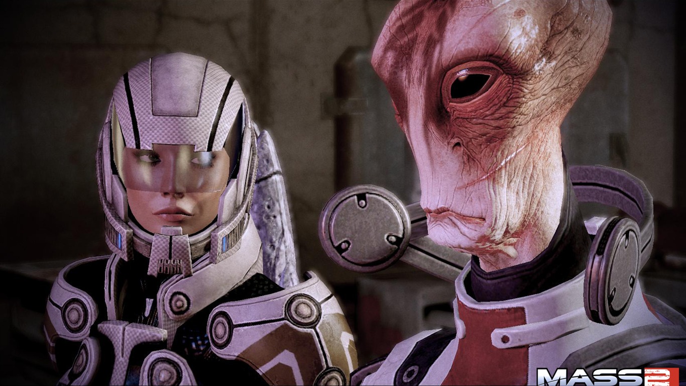 Mass Effect 2 质量效应2 壁纸专辑3 - 1366x768