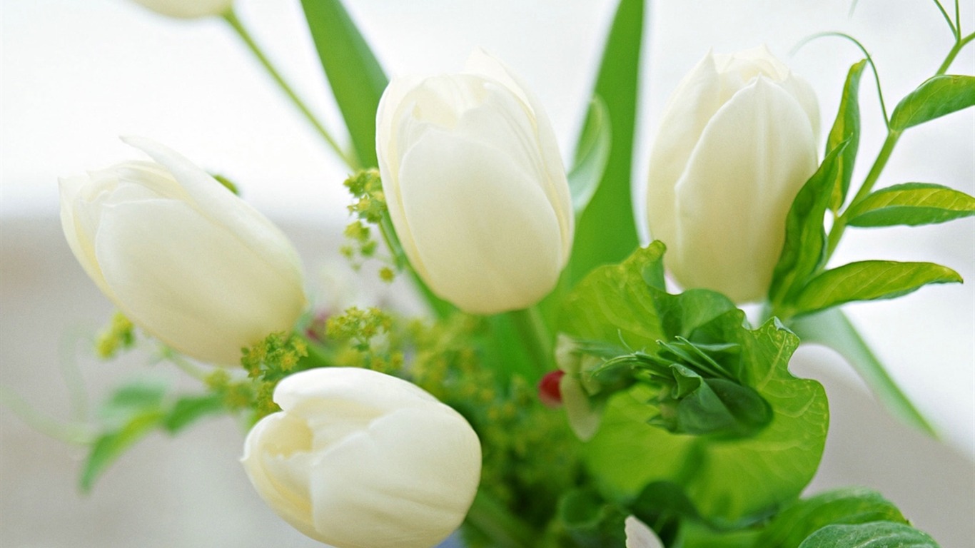 Floral Art Wallpaper #21 - 1366x768