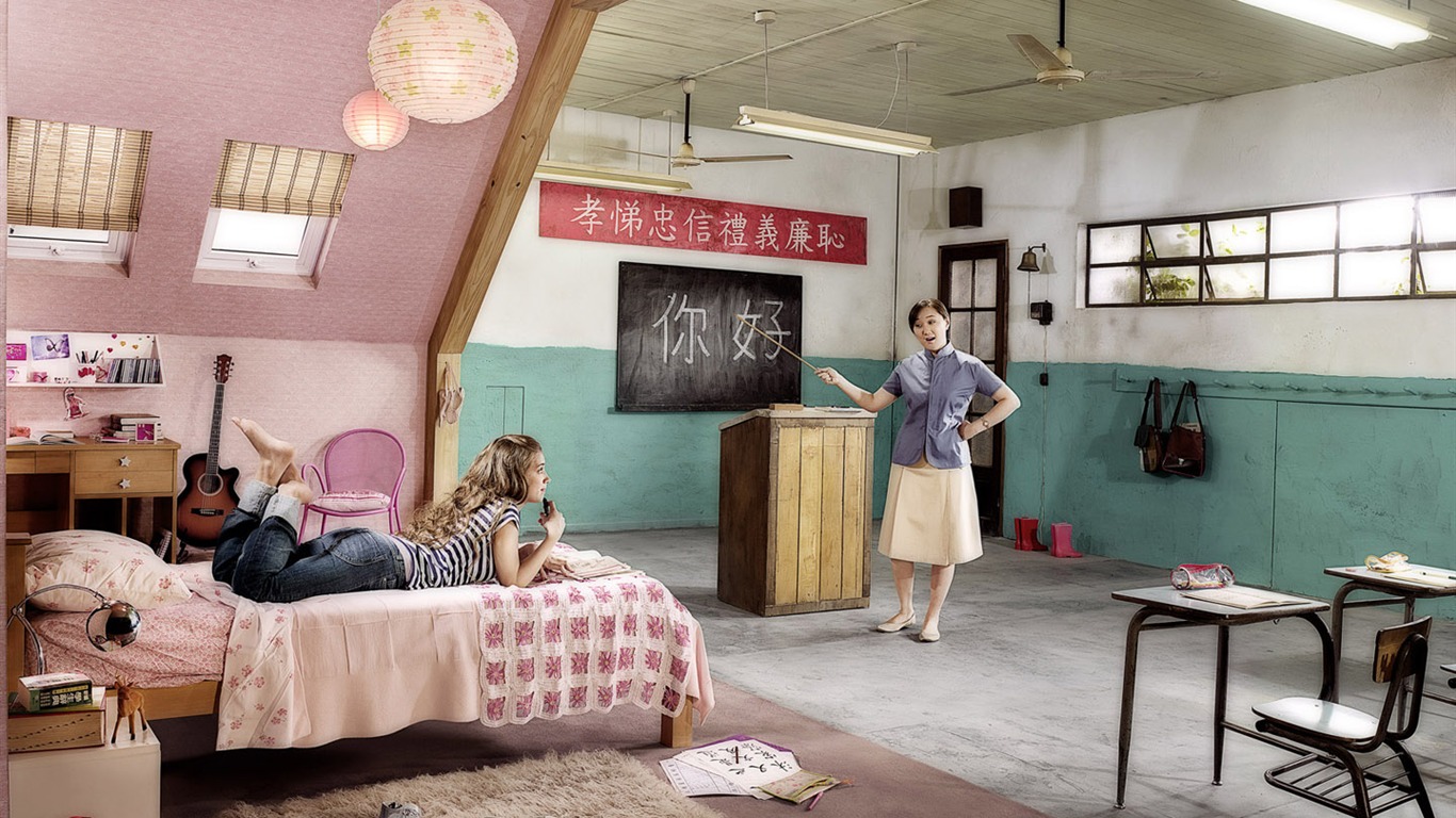 Premium創意壁紙(八) #18 - 1366x768