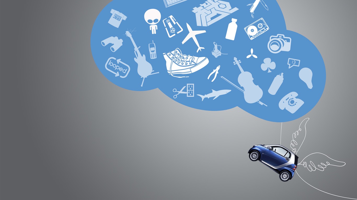 Smart 汽車壁紙 #11 - 1366x768