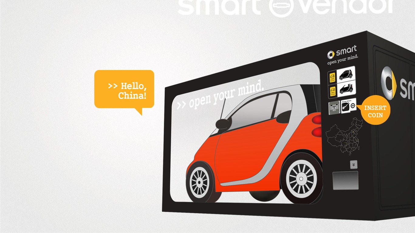 Smart automobilové tapety #14 - 1366x768