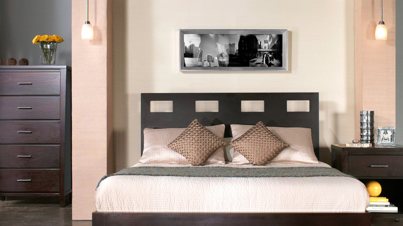 Bedroom Photo Wallpaper (2) #1 - 1366x768