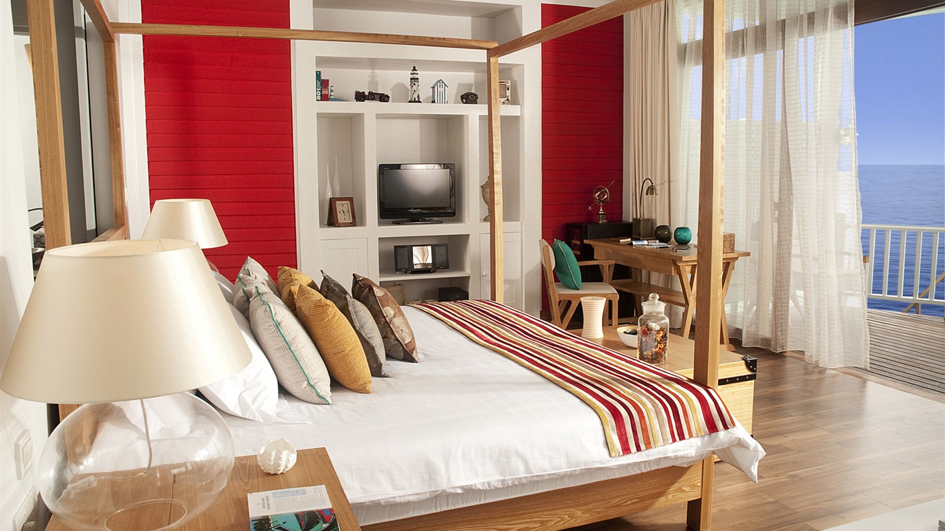 Bedroom Photo Wallpaper (2) #8 - 1366x768