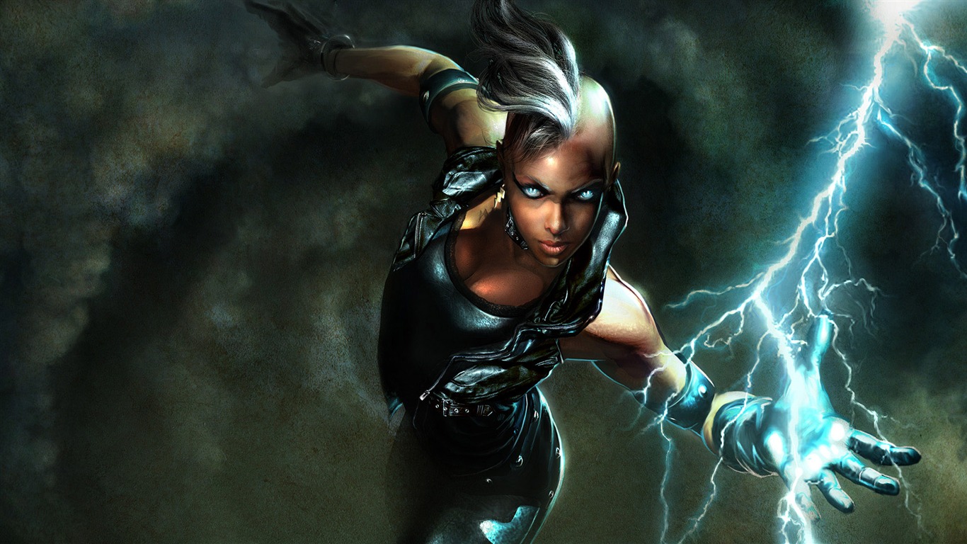 1080 Spiele Women CG Wallpaper (2) #11 - 1366x768