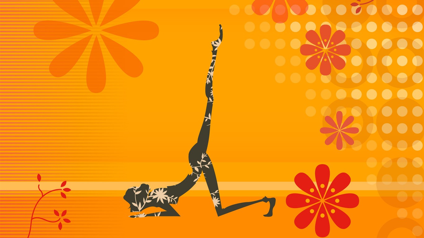 Vector Sports Girls Wallpaper (2) #7 - 1366x768