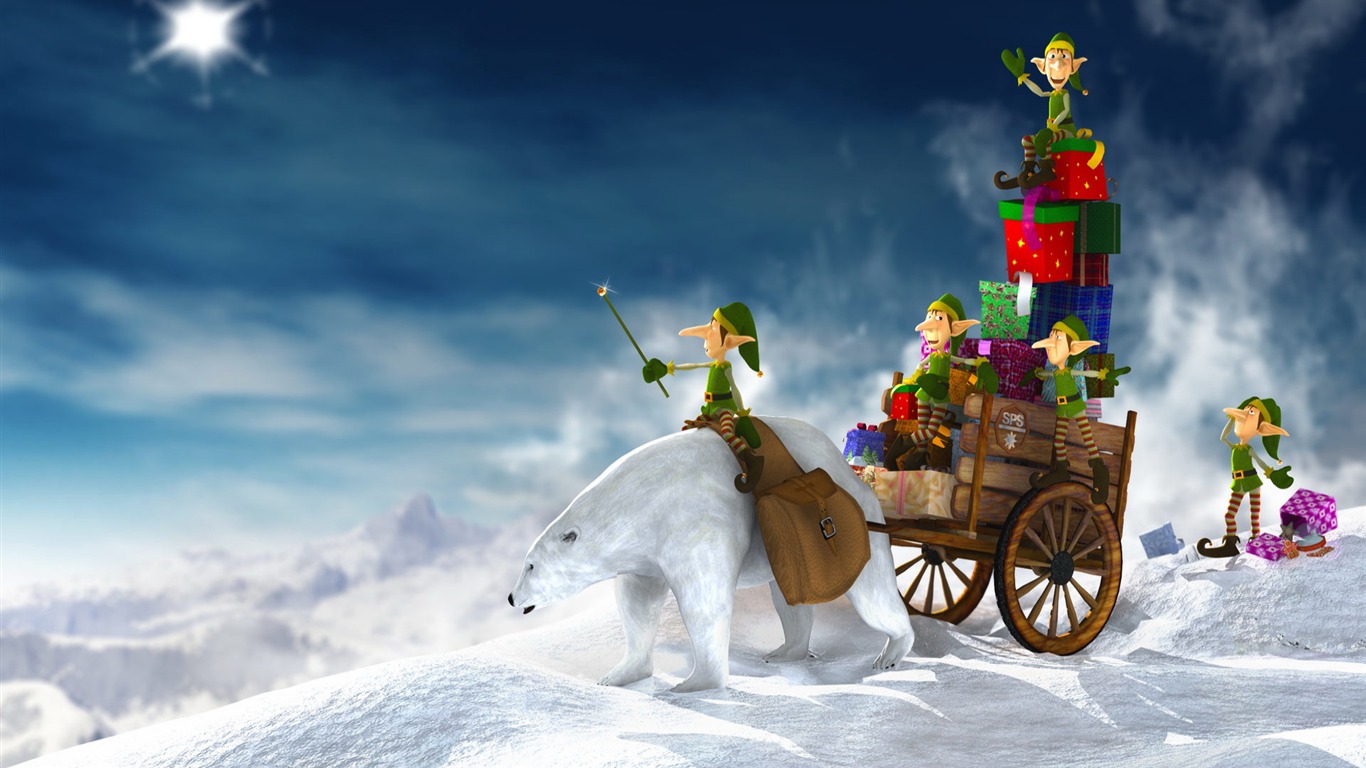 1920 Christmas Theme HD Wallpapers (2) #13 - 1366x768