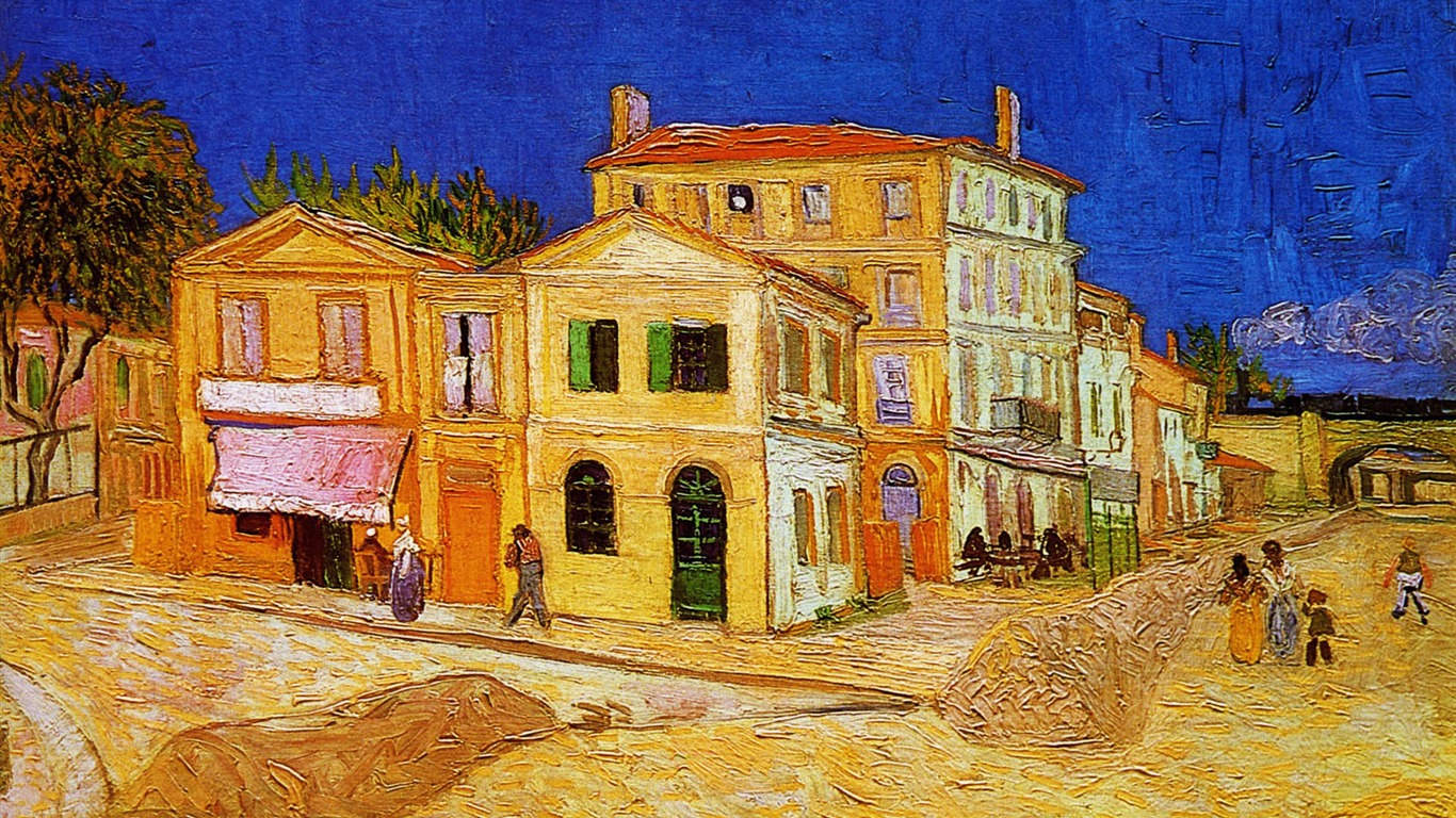 Vincent Van Gogh malování tapety (1) #1 - 1366x768