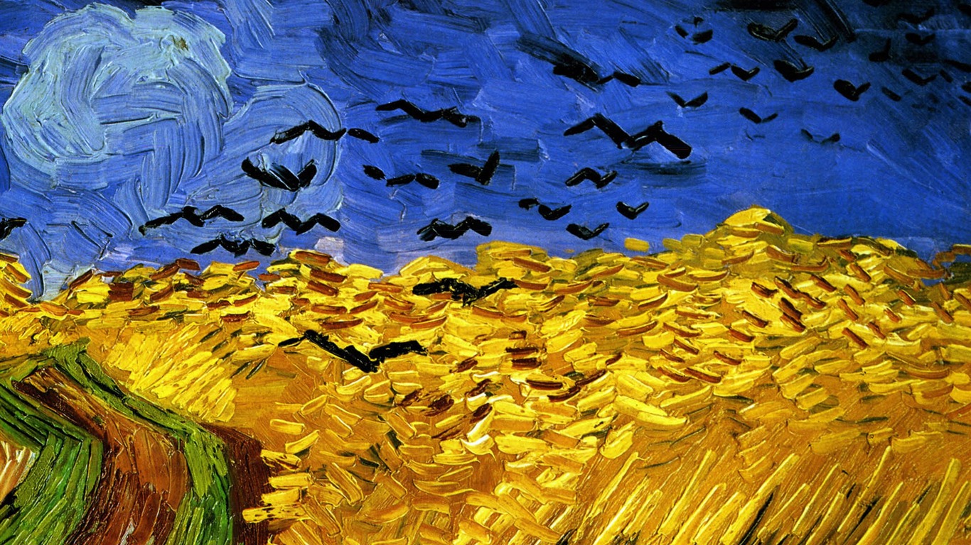 Vincent Van Gogh painting wallpaper (1) #2 - 1366x768