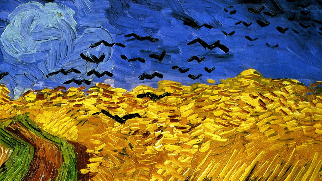 梵高繪畫作品 壁紙(一) #2 - 1366x768