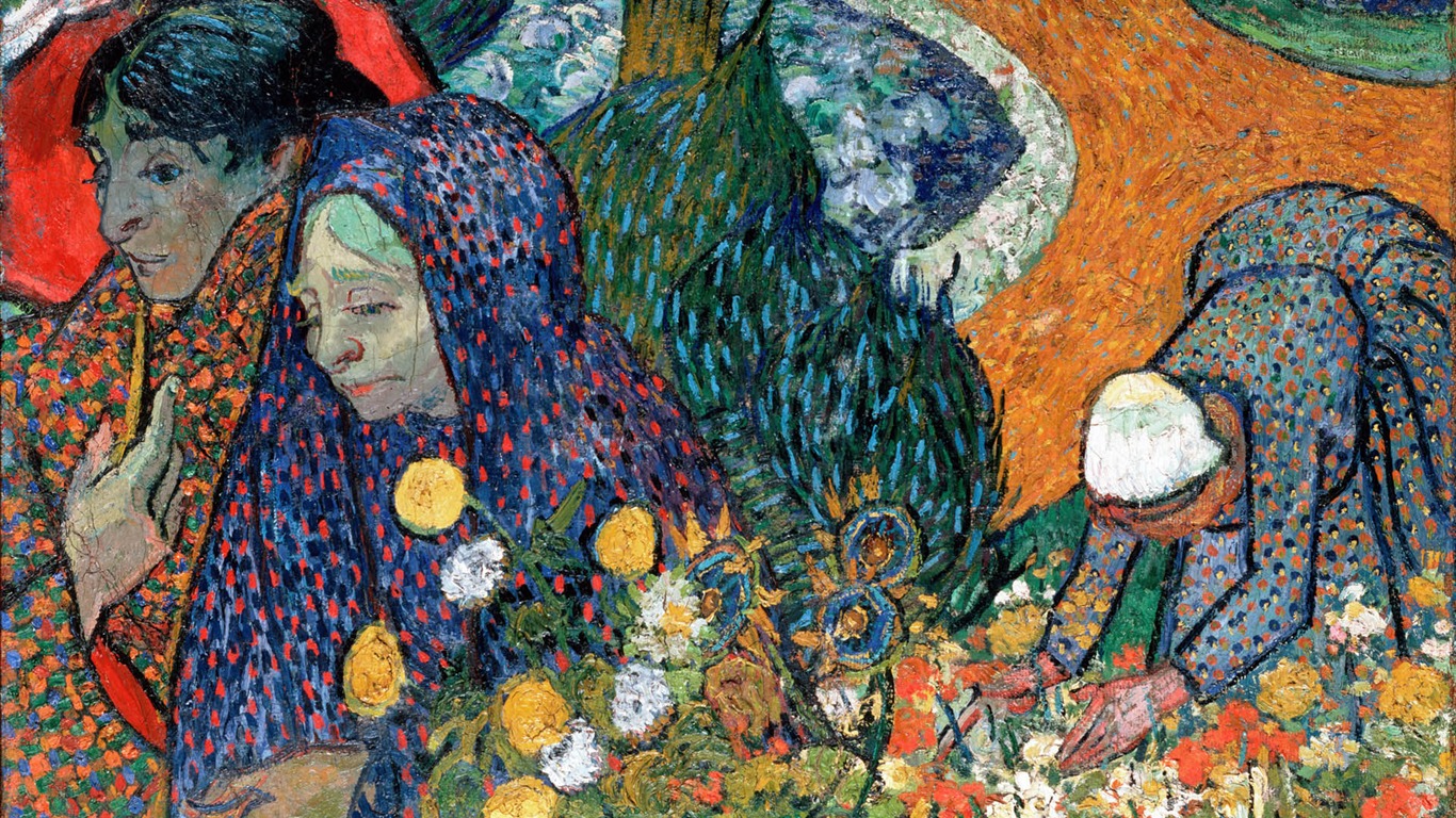 Vincent Van Gogh painting wallpaper (1) #4 - 1366x768