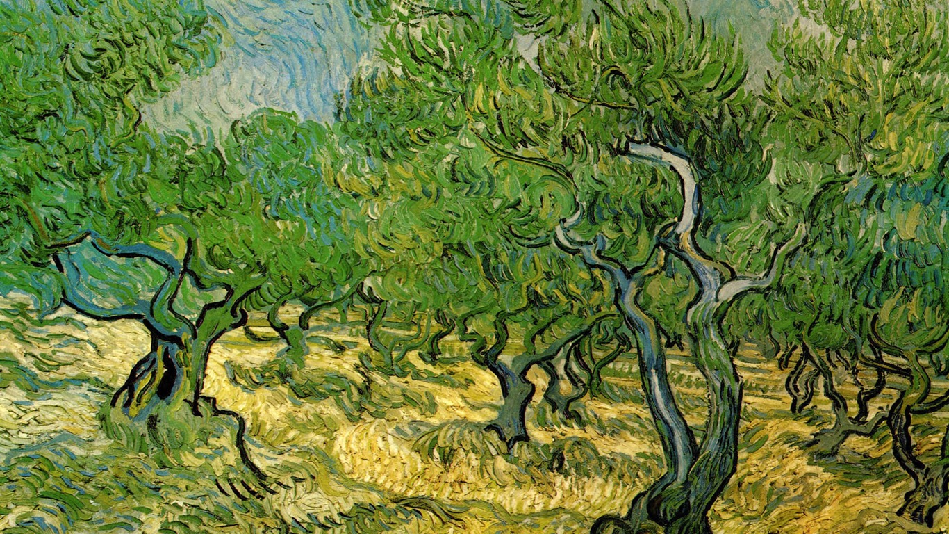 Vincent Van Gogh malování tapety (1) #5 - 1366x768