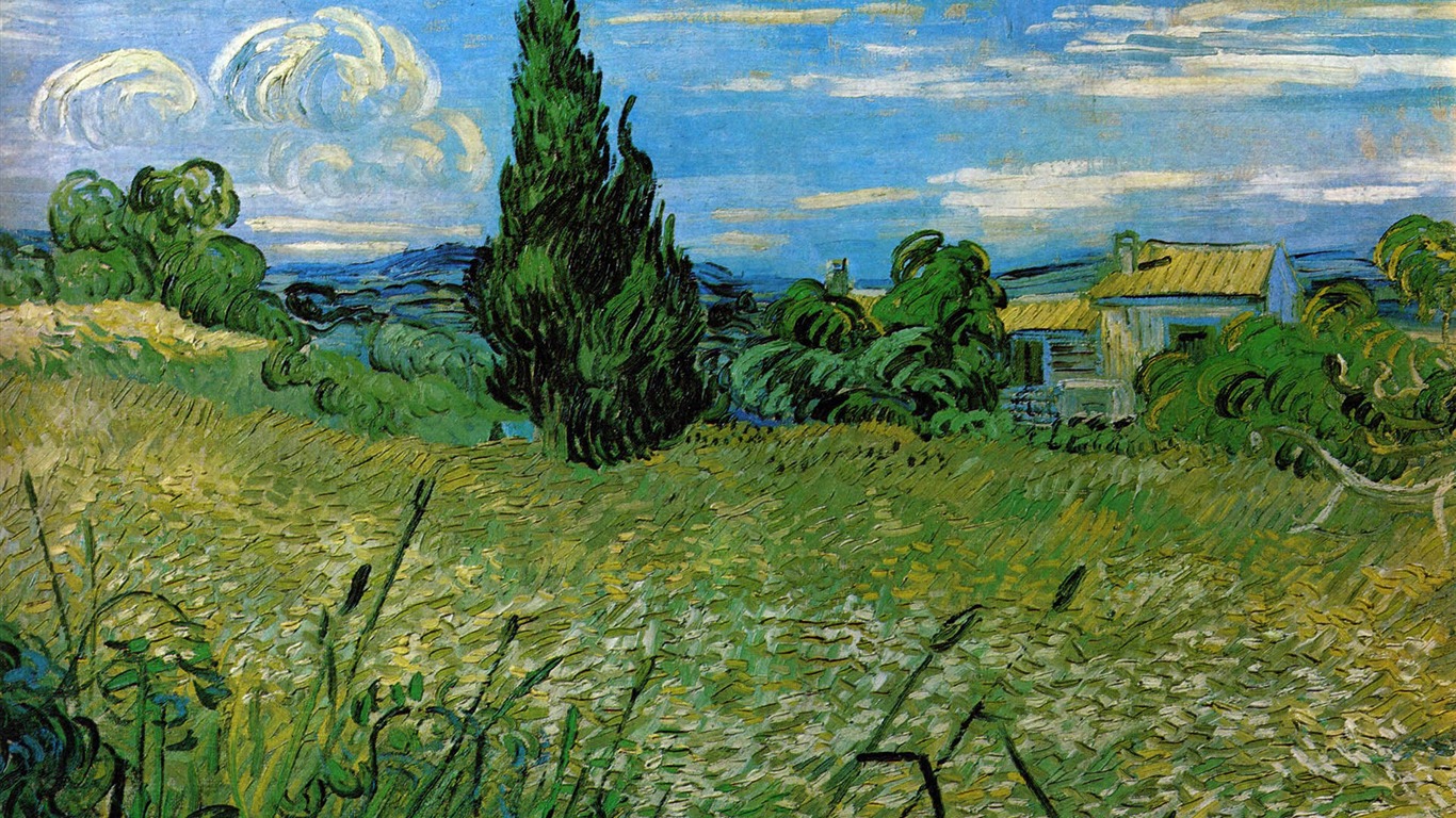 Vincent Van Gogh malování tapety (1) #8 - 1366x768