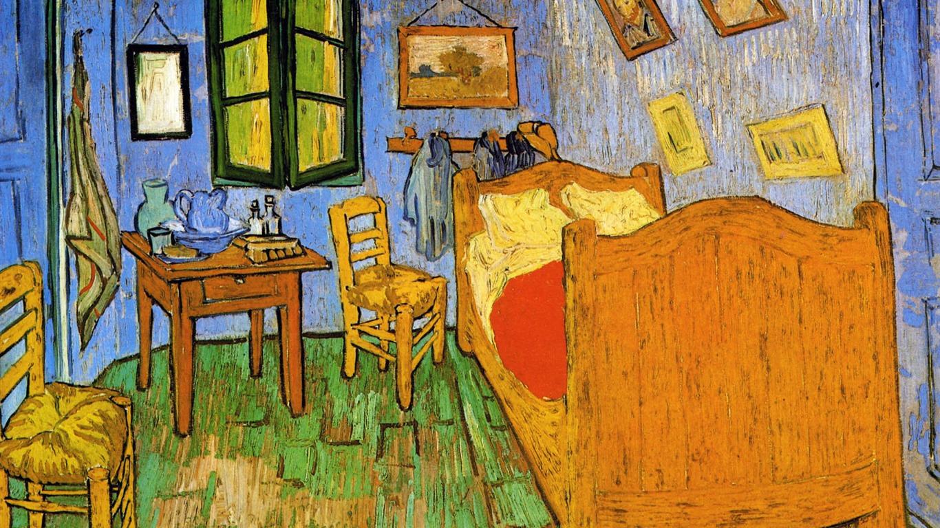Vincent Van Gogh malování tapety (1) #11 - 1366x768