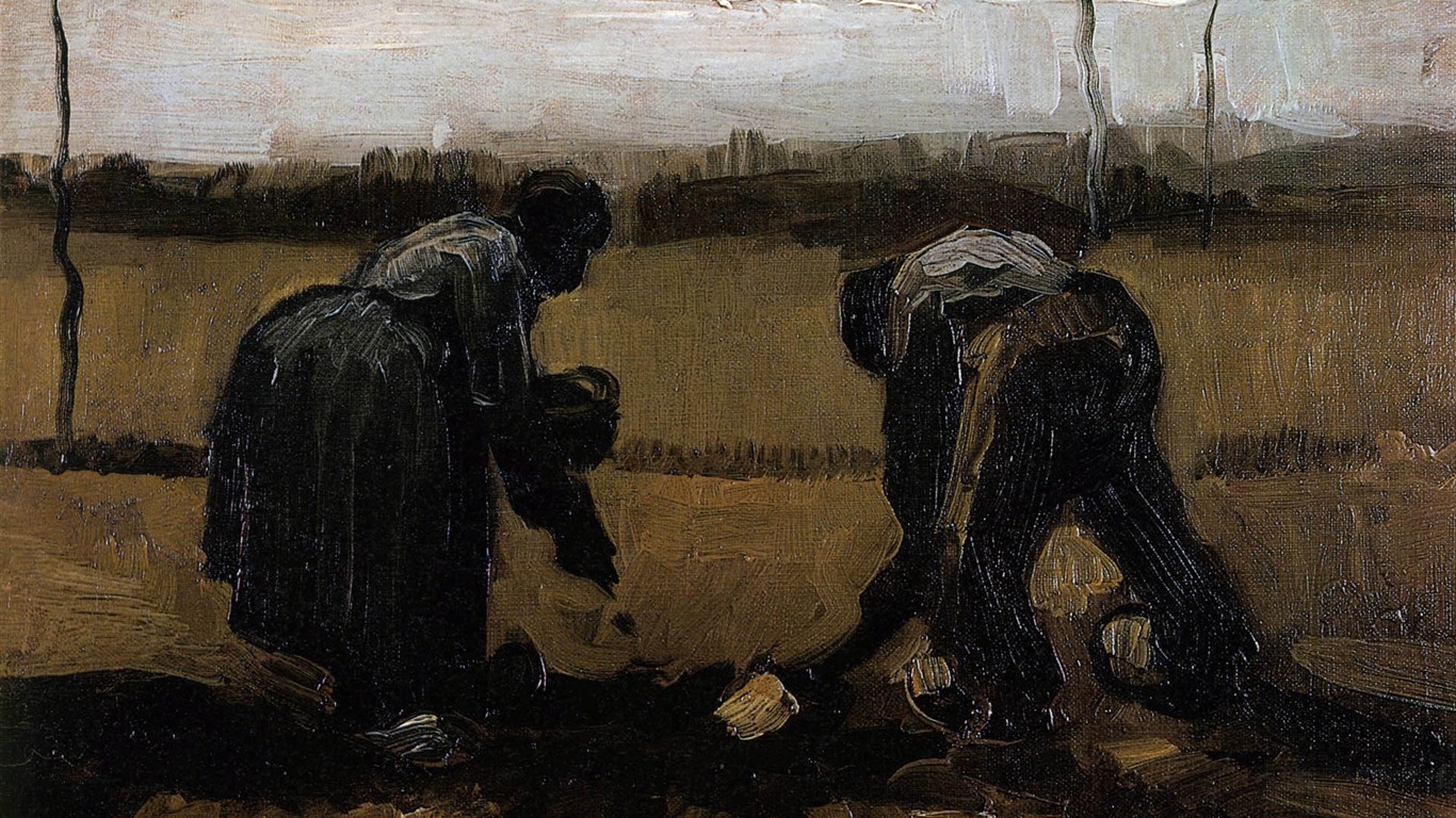 Vincent Van Gogh malování tapety (1) #12 - 1366x768