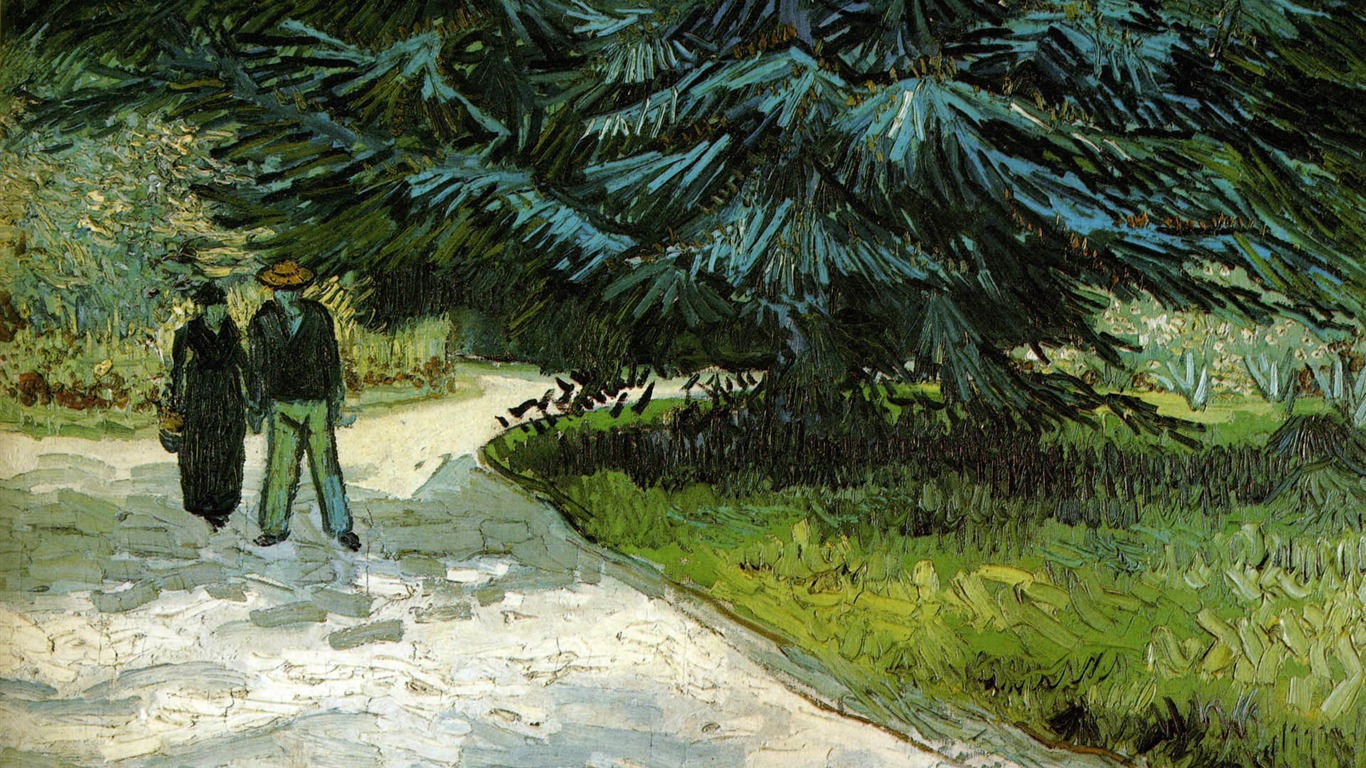 Vincent Van Gogh malování tapety (1) #15 - 1366x768