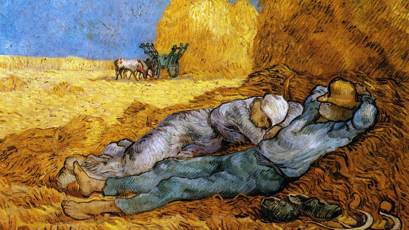 Vincent Van Gogh painting wallpaper (1) #17 - 1366x768